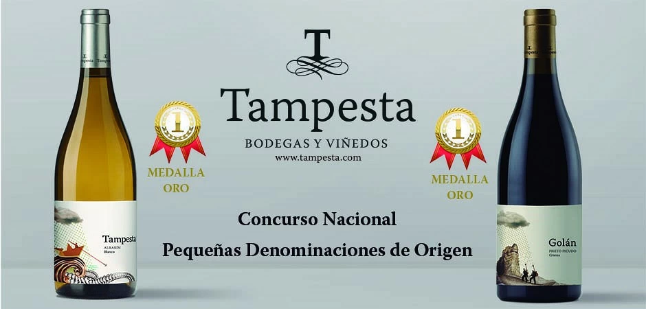 Medallas de Oro para el Tampesta Albarn y el Goln Tinto Crianza