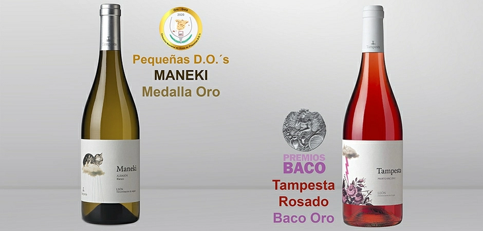 Dos nuevas medallas de Oro para los vinos Tampesta