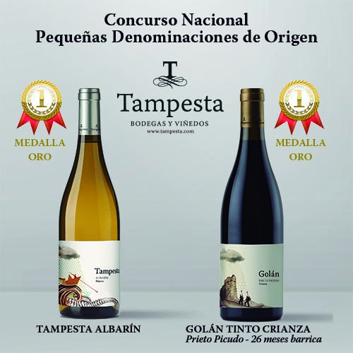 Medalla de Oro para Vinos Tampesta